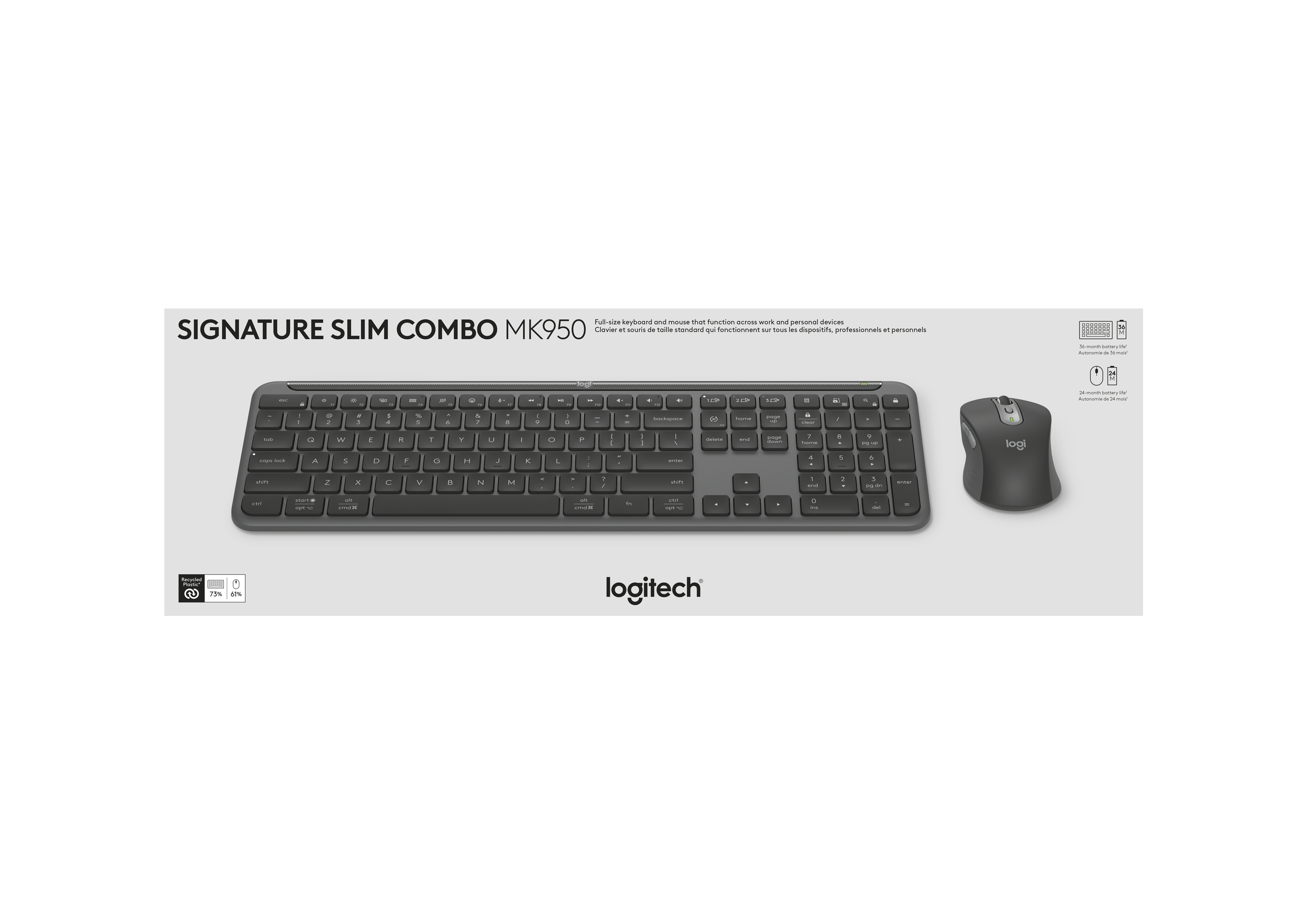 Logitech Signature Slim Keyboard And Mouse Combo photo 4