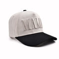 thumbnail image 5 of MAMA & DAD Embroidered Baseball Cap, Two-Tone Retro Trucker Hat Set, Adjustable Matching Couple Hats for Father's Day, Mother's Day, and Family Outings-Black, 5 of 9