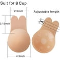 thumbnail image 3 of GYDEK Adhesive Bra Sticky Invisible Bras Nippleless Covers Sticky Bras Silicone Breast Lift Pasties, 3 of 5