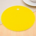 thumbnail image 4 of JDEFEG Small Kitchen Table Set for 4 Under 150 Placemat Pads Silicone Heat Round Slip Details Bowl Pot Non About Kitchen，Dining & Bar End Table Round Yellow, 4 of 4