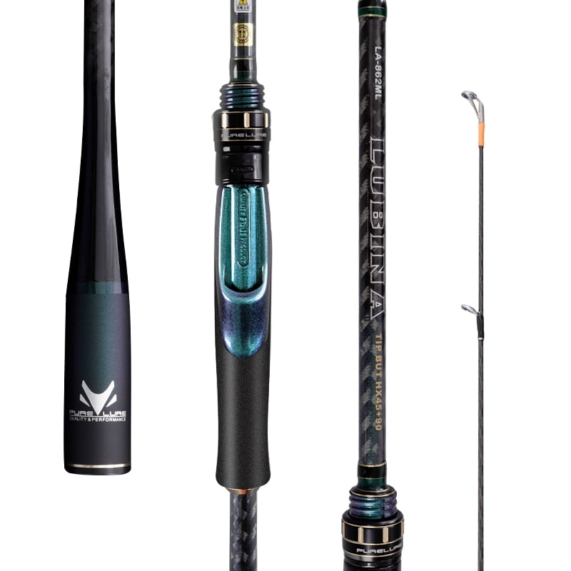 Long Rod Spinner PURELURE Lubina Spinning Rod For Bass High Carbon Long Throwing Fishing ...