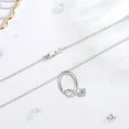 thumbnail image 3 of Eusense Initial Necklace Letter Q Pendant for Women, 925 Sterling Silver Alphabet Jewelry Gifts, 3 of 5