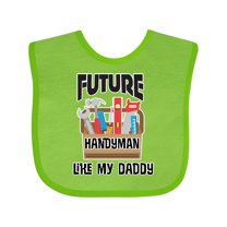 Inktastic Future Handyman Like Daddy Boys Baby Bib