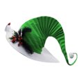 thumbnail image 1 of Matsuzay Sombrero de Navidad para celebración de vacaciones, accesorio para la cabeza, adorno de vestir para hombres y mujeres, gorros de Kits de decoración para fiestas Verde, 1 of 6
