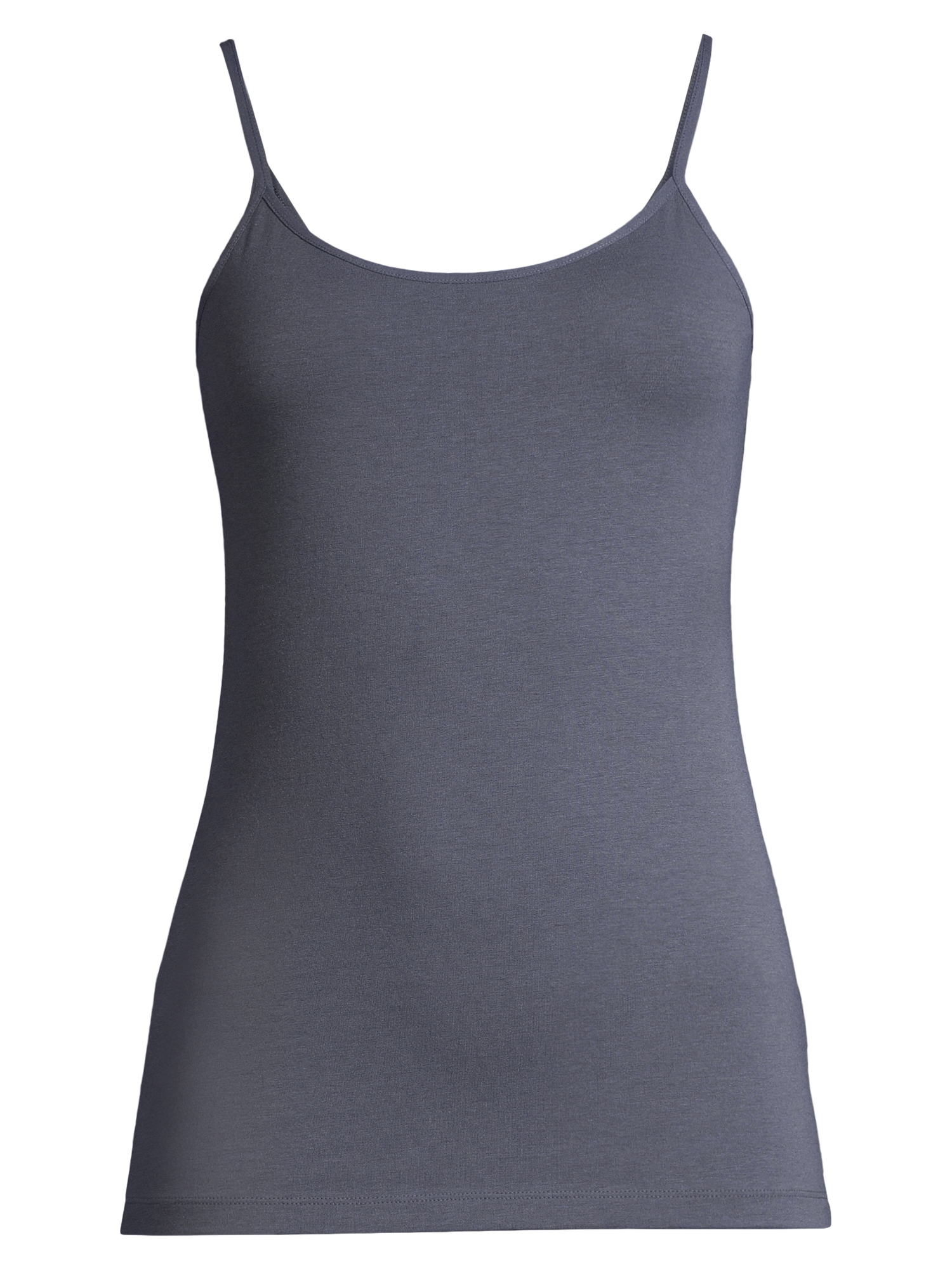  Time and Tru Women's Adjustable Strap Cami (as1, Alpha, x_s,  Regular, Regular, Black Soot) : Clothing, Shoes & Jewelry