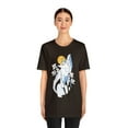 thumbnail image 4 of Arctic Fox Flowers Moon Fashion Unisex Jersey Short Sleeve Tee, 4 of 12