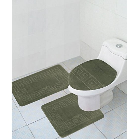 3 Piece Bath Rug Set Pattern Bathroom 20 X32 Large Contour Mat X20 With Lid Cover Burdy - Contour Bathroom Rug Sets 3 Piece Bath Rug Set Pattern Bathroom 20 X32 Large Contour Mat X20 With Lid Cover Burdy - Contour Bathroom Rug Sets