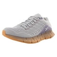 thumbnail image 5 of Reebok Zig Kinetica Girls Shoes Size 5.5, Color: Sterling Grey Mel/Violet Haze/Sunbaked Orange, 5 of 5