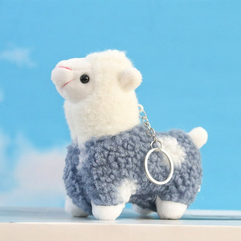 Blue alpaca sales plush