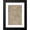 thumbnail image 2 of After Perugino 18x24 Black Modern Framed Museum Art Print Titled - Heads of Two Saints (1495-1510), 2 of 5