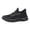 Black, variant on Breathable Mesh Men's Sneakers Lightweight Soft Sole Casual Running Shoes For Daily Wear Comfortable Slip On Walking Shoes