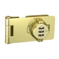 thumbnail image 2 of Cerradura de combinación para gabinete, cerradura de seguridad giratoria con contraseña para armario de casa, cerradura sin llave Oro, 2 of 9
