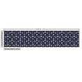 thumbnail image 3 of Ambesonne Cartoon Fabric by the Yard Upholstery, Owls Starry Night, 1 Yard, Indigo and Multicolor, 3 of 5