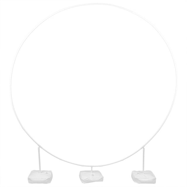 CIMAXIC Mariage 1 Ensemble Support d'Arche de Ballon Kit d'Arche de Ballon Rond Toile de Fond de Fête Support de Ballon pour Mariage Anniversaire,68.9"X59.06"X11.81 Pouces