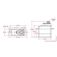 thumbnail image 3 of Milaget Mini Low Voltage Digital Servo 2.2G for Micro Model Airplane Car Truck s Universal, 3 of 8