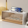 thumbnail image 4 of Boîte de Rangement pour Routeur, Murale, Transparente, Grande Capacité, Wi‐Fi, Boîtier de Jonction de Réseau Sans Fil, Décodeur, Carte Filaire à Brancher, Rack pour la Maison, 4 of 8