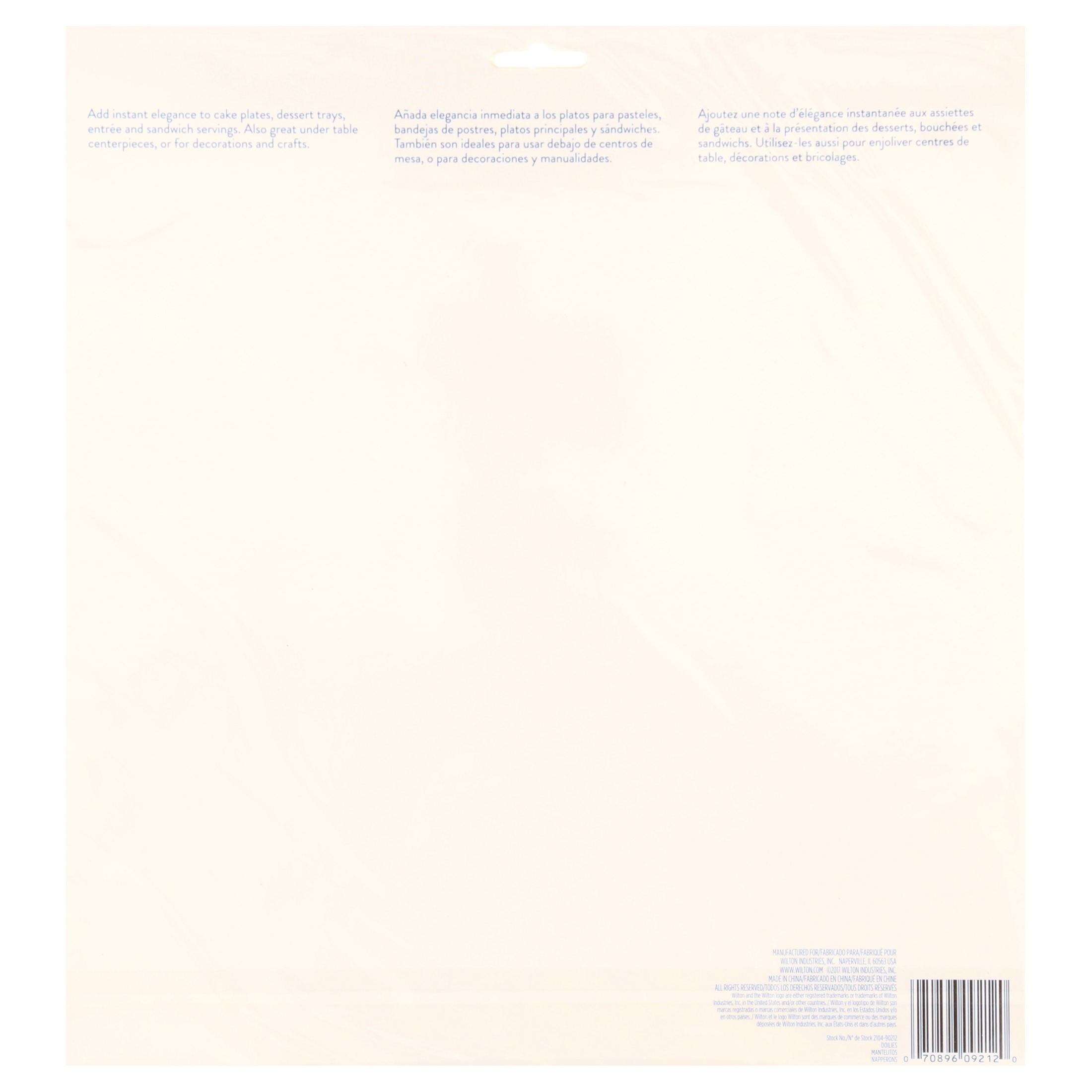 Wilton Paper Doilies for Cake Decorating, 12 inch Round, White, 6-Count, Elegant Pattern