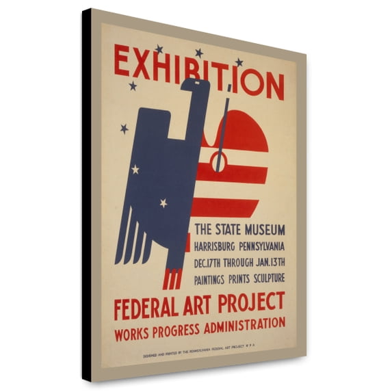 Canvas Print: Exhibition The State Museum, Harrisburg, Pennsylvania : Paintings