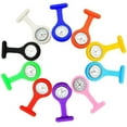 thumbnail image 1 of Silicone Nurse Watch Brooch Fob Pocket Tunic Quartz Movement Watch Watches, 1 of 8