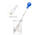 thumbnail image 3 of HOAOH 6 pipetas de vidrio de 10 ml, 5 ml, 3 ml, 2 ml, 1 ml, 05 ml, pipeta cuentagotas graduada de vidrio para estudiantes escolares, transferencia para aceite esencial líquido, 3 of 5