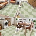 thumbnail image 5 of Sage Green Morocco Area Rugs 3'x5', Washable Small Throw Rugs for Living Room Bedroom, Vintage Abstract Geometric Pattern Indoor Outdoor Rug Non-Slip Low Pile Carpet Runner Reversible Floor Mats, 5 of 8