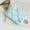Light Blue, variant on HongHeng Bow Makeup Bag for Purse Small Cosmetic Pouch, Stylish Zipper Make up Pouch Travel Toiletry Bags