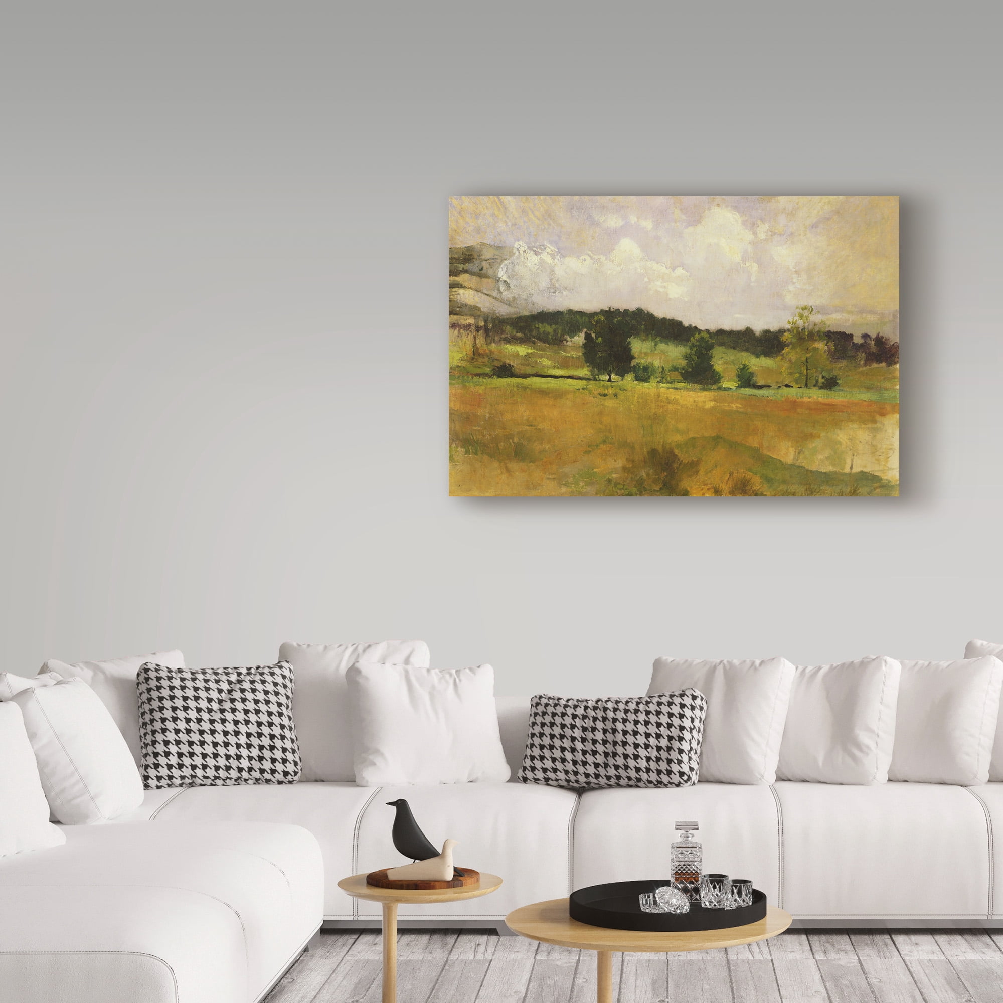 Trademark Fine Art 'Landscape Study' Canvas Art by John Henry Twachtman