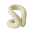 thumbnail image 3 of Florero de cerámica, soporte de cerámica multifuncional, soporte para bolígrafos artesanales, soporte para arreglos florales de cerámica, para tocador Beige, 3 of 8
