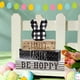 thumbnail image 1 of Decoraciones de Pascua, adornos de Pascua, regalos de Pascua, adorno de madera de conejito de Pascua, creativo, sensación envolvente para fiestas navideñas, decoración de mesas de granja, adornos de m, 1 of 7