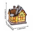 thumbnail image 3 of Christmas Tabletop Decor, LED Lighted Christmas Village Houses Christmas Winter Snow Collectible Buildings Decorative Desktop Decorations Xmas Home Holiday Ornaments, 3 of 7