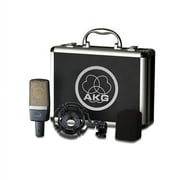 AKG C214 Large-Diaphragm Condenser Microphone with Pop Filter & 20' XLR Cable