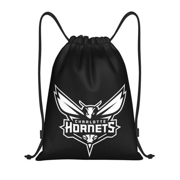 Sac à Cordon Classique Hornets, Pliable, Sports, Mise en Forme, Sac à Cordon, Unisexe, Petit Sac de Voyage de Sport de Plage