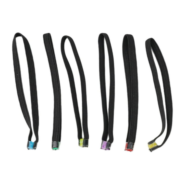 6Pcs Elastic Tippet Spool Tenders Fly Fishing Tippet Line Leader Accessories