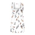thumbnail image 4 of Lolmot Floarl Tank Tops for Women Flowy Square Neck Summer Tops Fashion Pleated Boho Shirts Vest Casual Sleeveless Tees Blouses on Clearance, 4 of 5