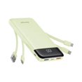 thumbnail image 1 of Cargador portátil Charmast mGreen de 10000 mAh con cables integrados, 1 of 9