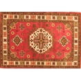 thumbnail image 1 of Ahgly Company Indoor Rectangle Medallion Orange Traditional Area Rugs, 4' x 6', 1 of 1
