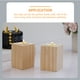 thumbnail image 4 of CHICHUMID 3Ud Soporte De Vela De Madera Color Para Hogar, 4 of 8