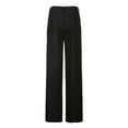 thumbnail image 5 of Tiweut Womens Casual Jeans Denim Pants Wide Leg Long High Waisted Straight Baggy Leg Solid Color Trousers Black,L, 5 of 7