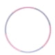 thumbnail image 4 of Vår Fitness Vuxen Tung Hula Hoop i Rostfritt Stål med Tvåfärgat Skum, Avtagbar, Sex Sektioner, Åtta Sektioner, Rosaröd+Grå rose red+gray, 4 of 4
