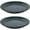 Forest Lake Green, variant on Sunnydaze 7-Inch Ceramic Plant Saucers - Plant Drip Trays for Outdoor Planter Flower Pot Drainage - Set of 2 - Imperial Blue