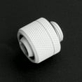 thumbnail image 3 of Dracaena 2 pack G1/4" thread to 3/8" ID, 5/8" OD Compression Fitting for Soft Tubing, Soft Tube Connectors for Computer Water Cooling System, White, 3 of 11