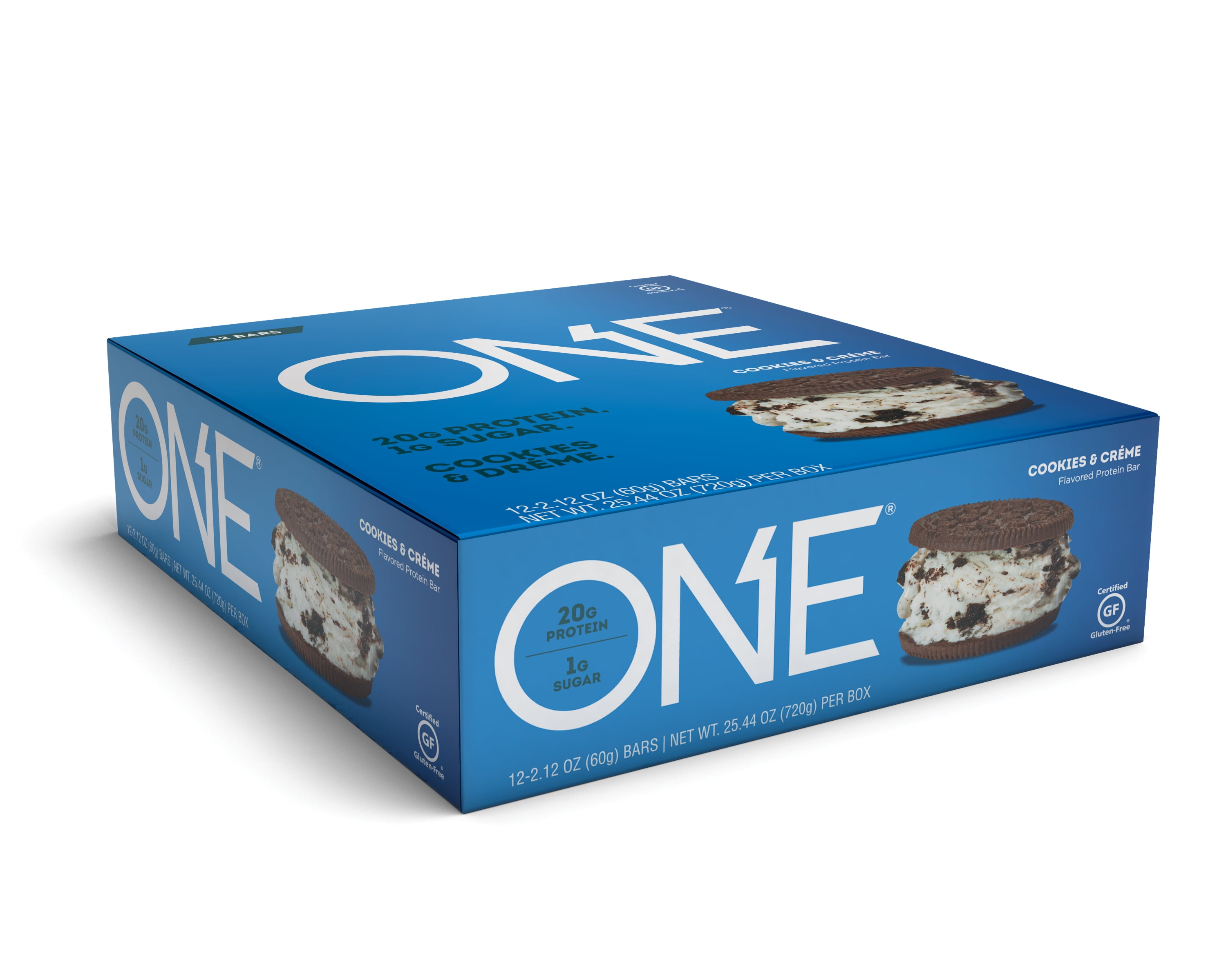 ONE Brands Protein Bar, Cookies & Crème, 20g Protein, 12 Count