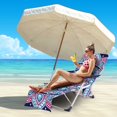 thumbnail image 3 of Beach Recliner Towel Soft Comfortable Lounger Chair Cover, 3 of 6