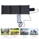 thumbnail image 4 of Panel Solar Portátil, 15W 5V de Diseño de Agua Manejo de Goma de 3 Pliegues Panel Solar para Caminar Mochilas, 4 of 7