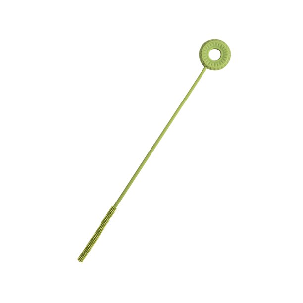 Cepillo para tazas de bebé, limpiador de tubos de silicona reutilizable, utensilios de cocina (verde claro) Likrtyny Libre de BPA