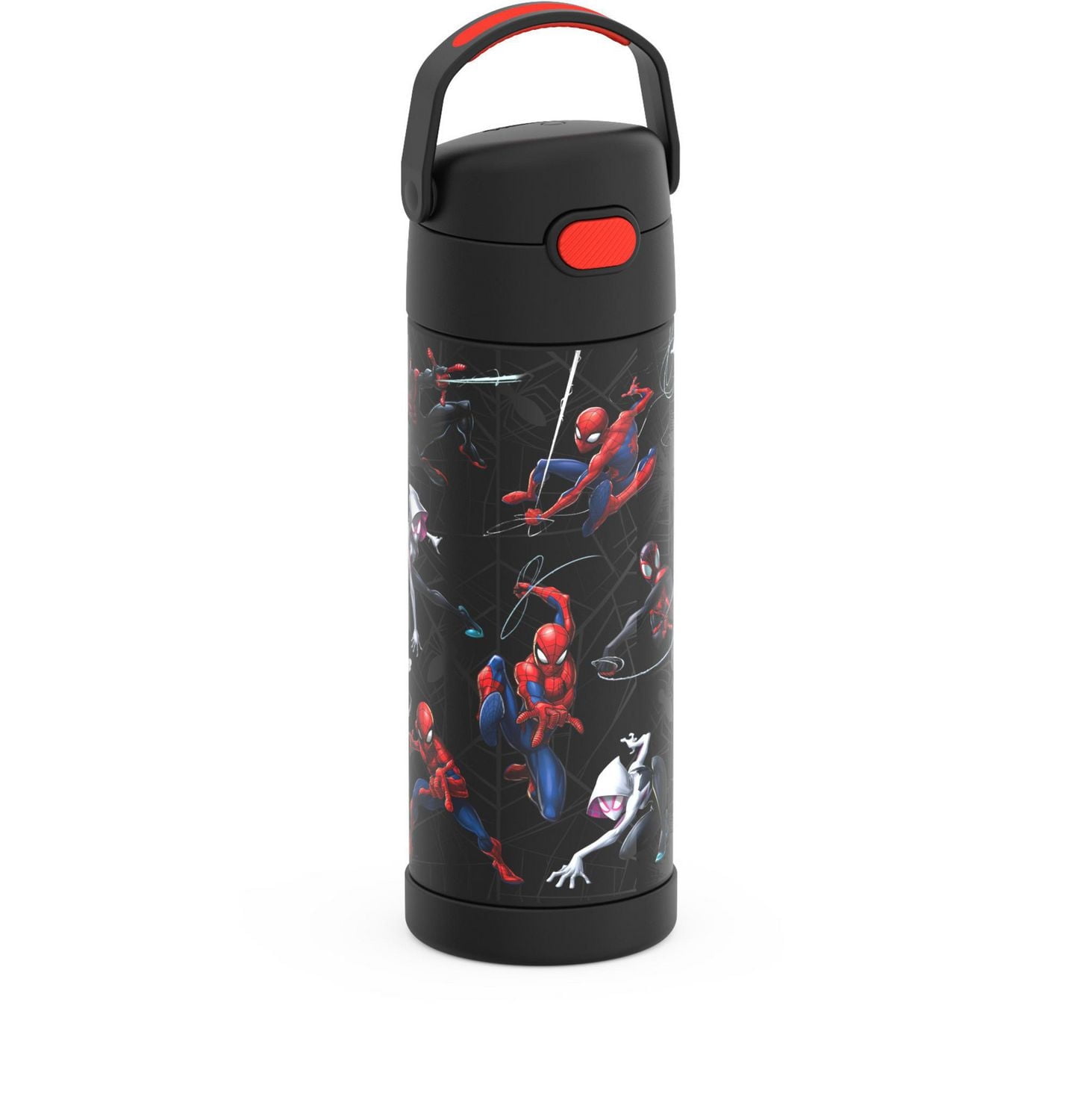 Thermos Kids Bouteille d'eau isolée sous vide en acier inoxydable avec couvercle à bec verseur, 470 ml