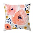 thumbnail image 2 of Juego de 4 fundas de almohada de 18.0 x 18.0 in con flores de acuarela, funda de cojín floral para sofá al aire libre, decoración del hogar JAMW Sencillez, 2 of 5