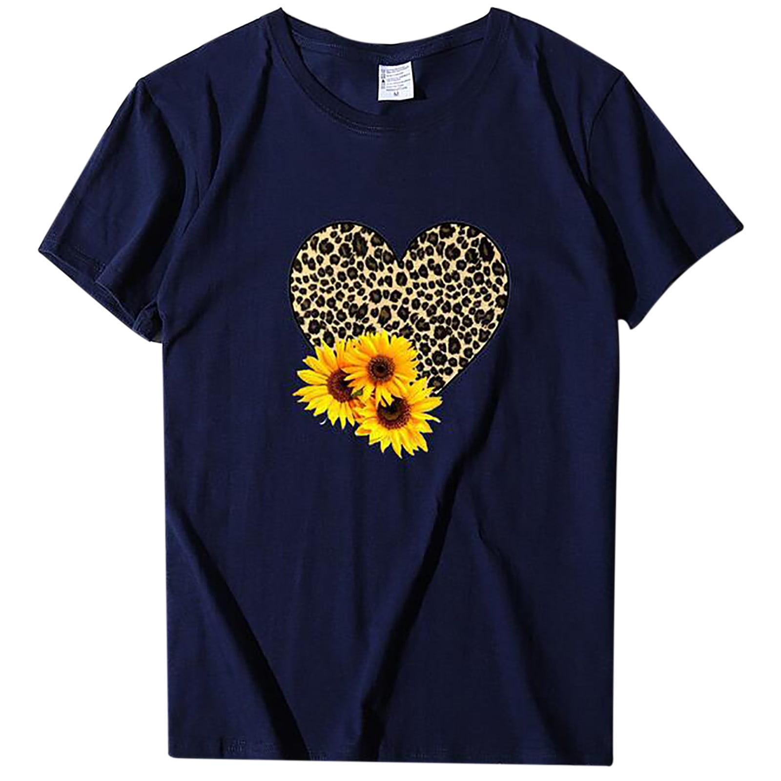 Women's Valentines Day Shirts Love Heart Print 3/4 Sleeve T Shirt Blouse  Trendy Round Neck Tunic Tops Tee Blouses at  Women's Clothing store