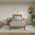 thumbnail image 2 of Madison Twin XL Solid Wood Foundation Bed in Light Toffee, 2 of 13
