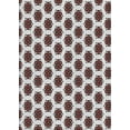 thumbnail image 1 of Ahgly Company Machine Washable Indoor Rectangle Transitional Dark Brown Area Rugs, 7' x 9', 1 of 7